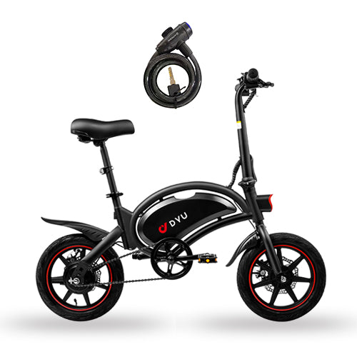 D3F 14 Inch Electric Mini Bike Folding Ebike with lock 8% off